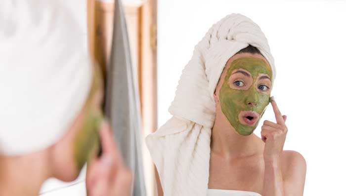 Green Tea and Rice flour Mask