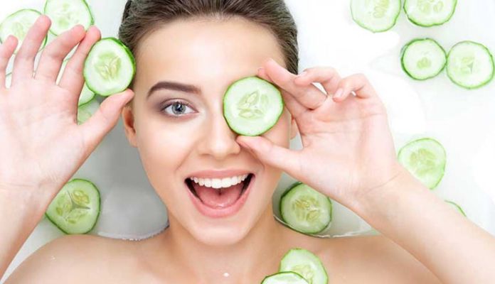 Salt and Cucumber Face Pack