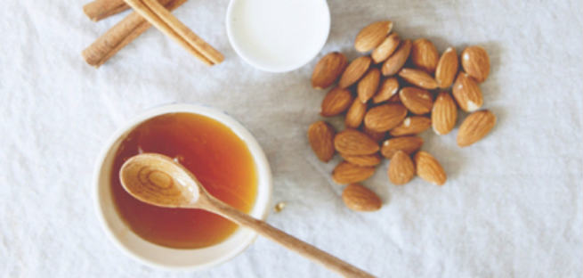 almond honey face mask