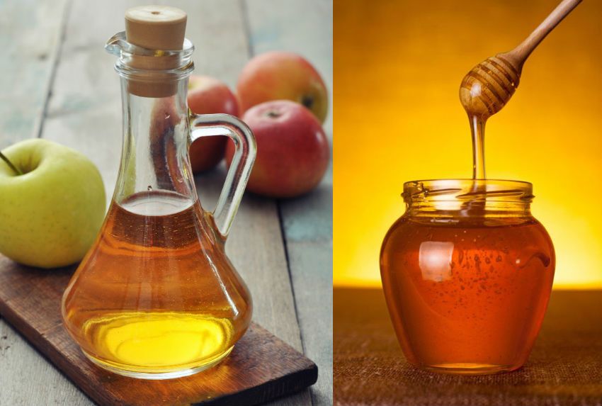 apple cider vinegar honey hair mask