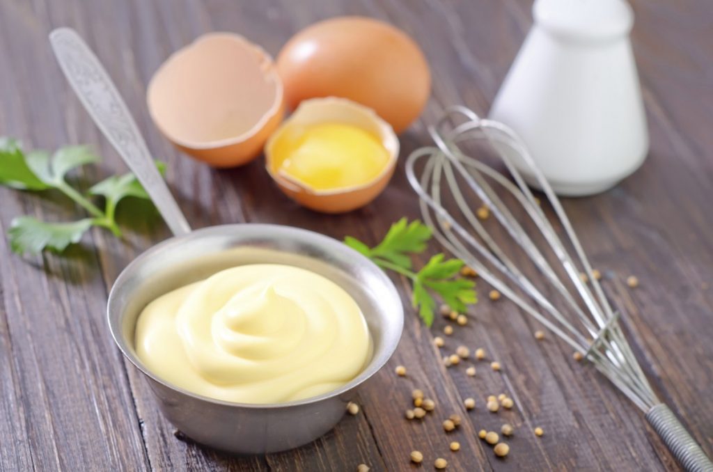 Egg and Mayonnaise hair mask