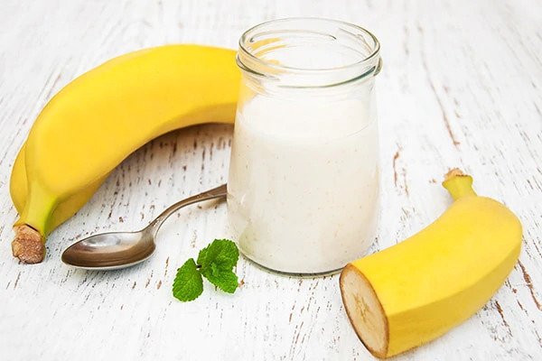 milk banana hair mask