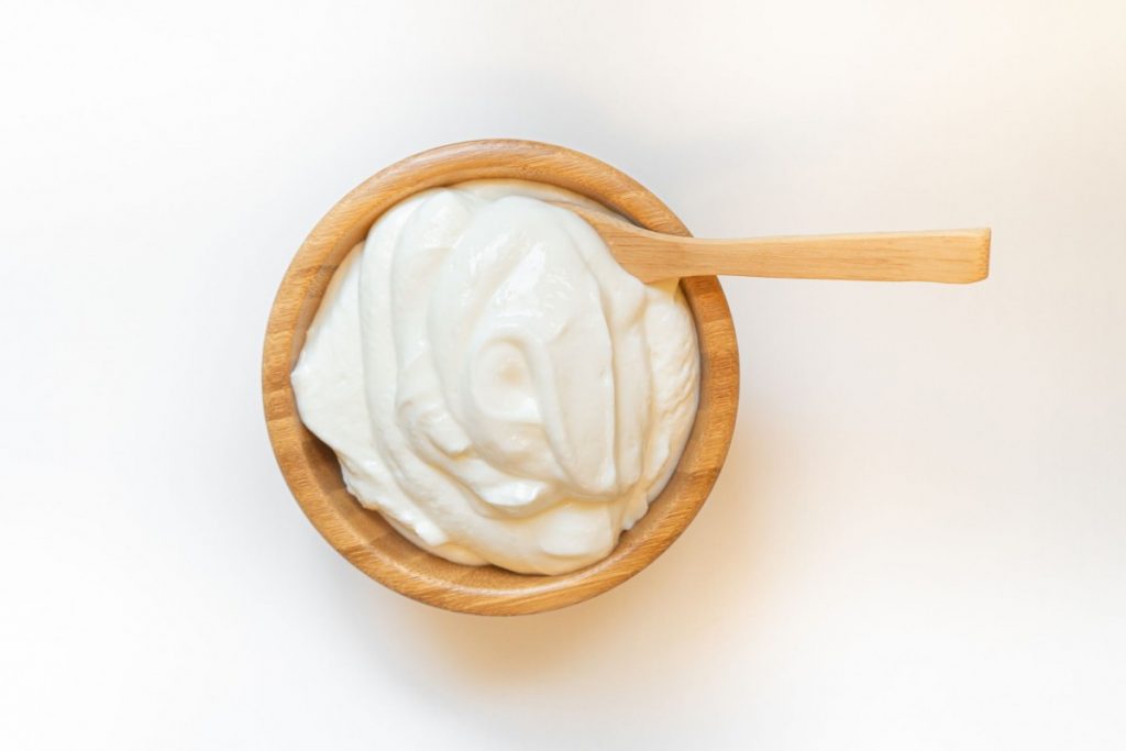 Yogurt, Cream, and Egg Hair Mask