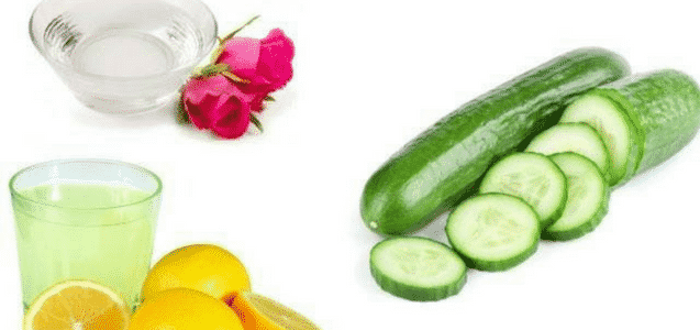 cucumber rose water lemon juice