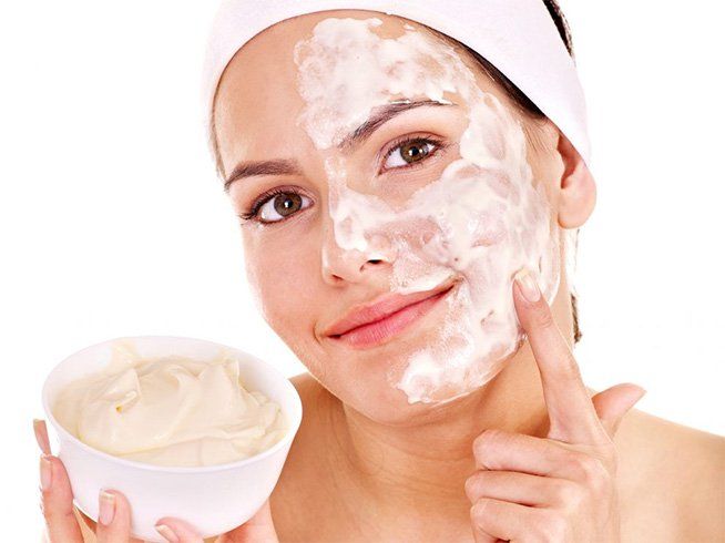 curd face mask