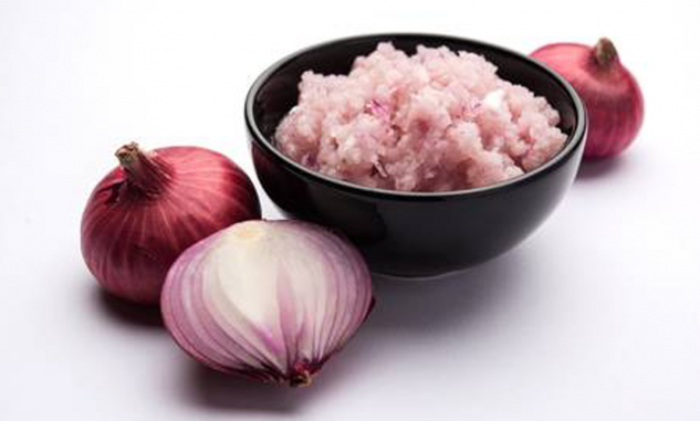 onion paste for black hair