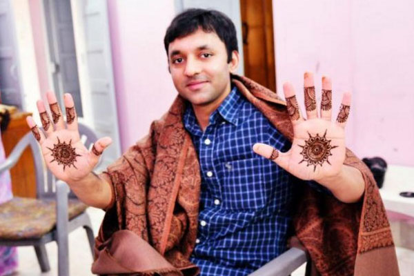 groom mehndi design