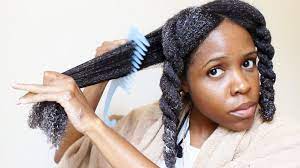 how to detangle 4C hair.