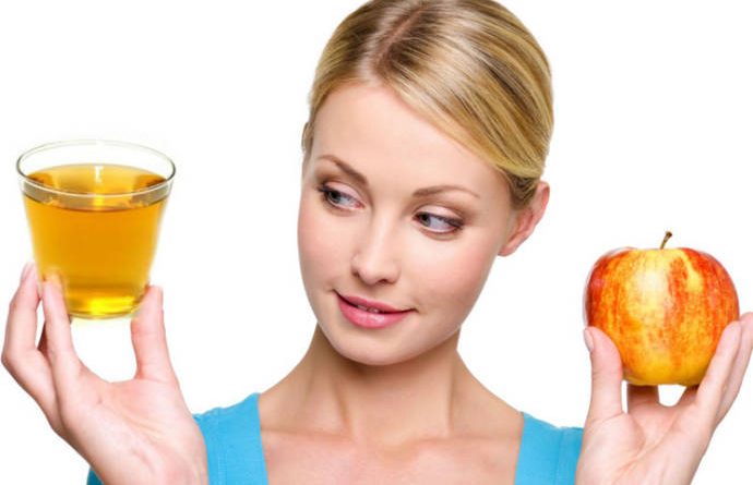 apple cider vinegar for dark circles