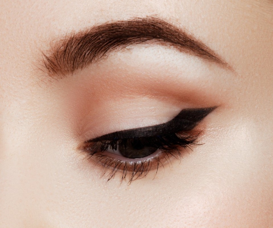 downturned eyes
